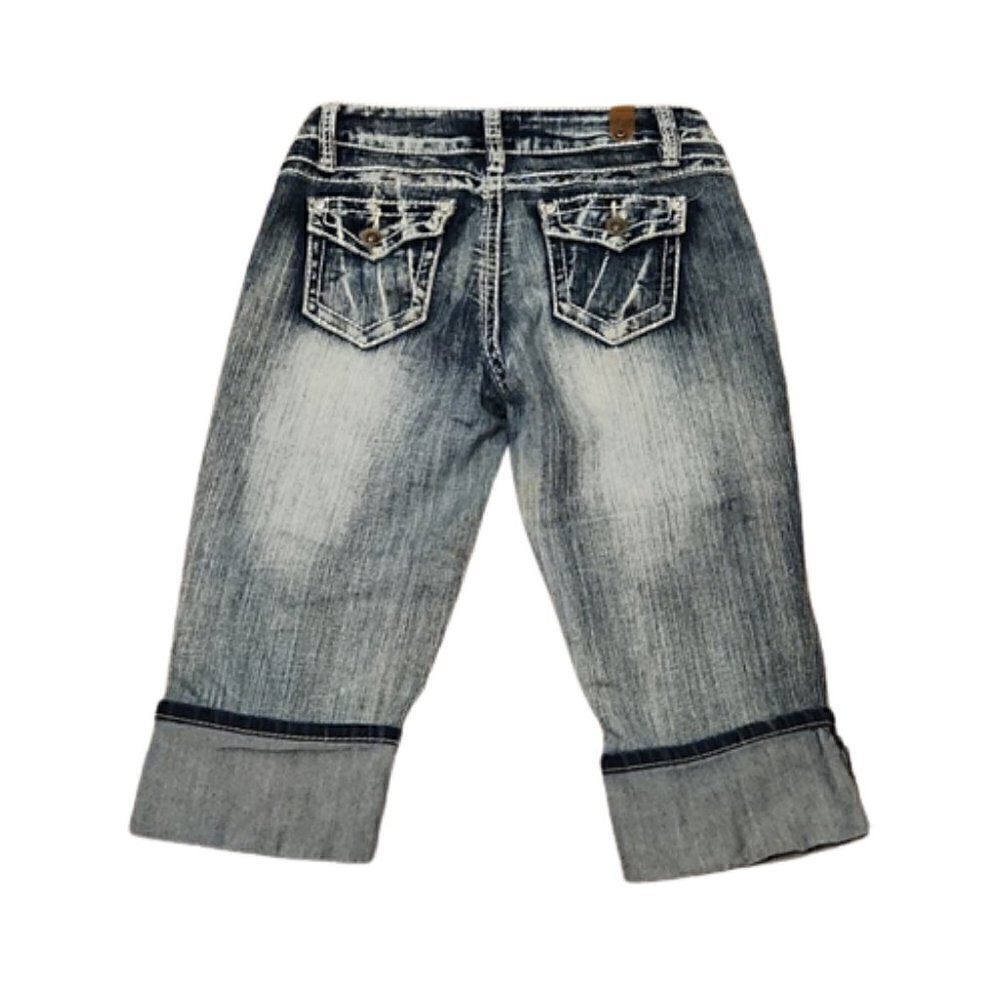 [YMI] Cuffed Flap Pocket Capris - Size 9 - Picture 2 of 11